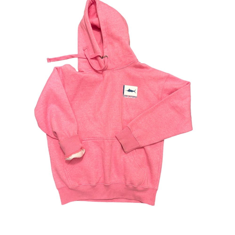 Quiet Storm Pink Myrtle Beach Nautical Fish Sweatshirt * Size Small Comfy wc37